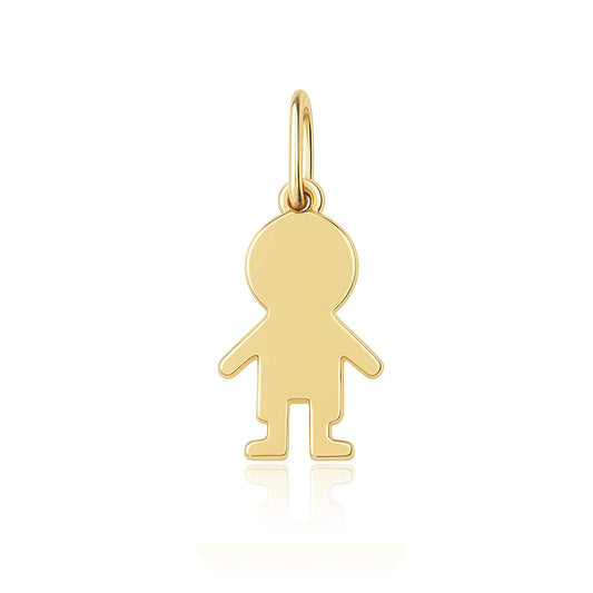 14k Gold Boy Charm