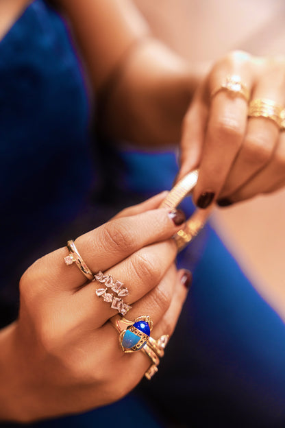 Anillo Enamel de Escarabajo