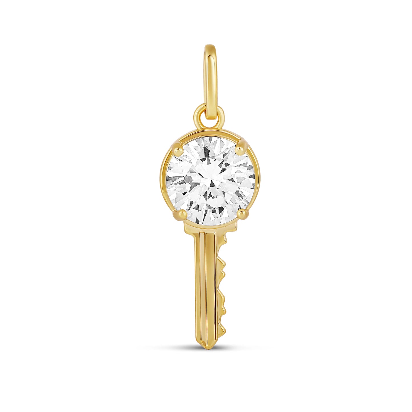 Like Diamond Key Charm