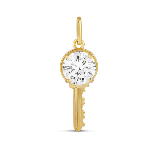 Like Diamond Key Charm