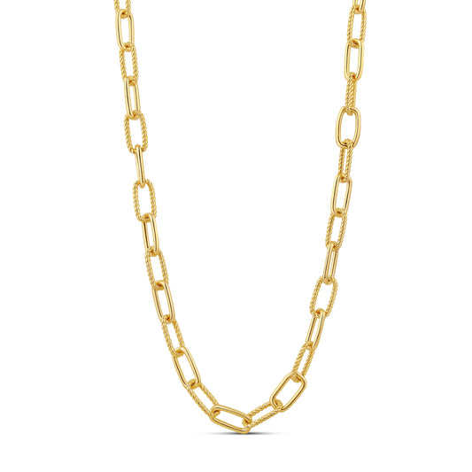 Rope Paperclip Necklace