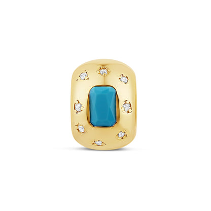 Baguette Stone Spacer Charm