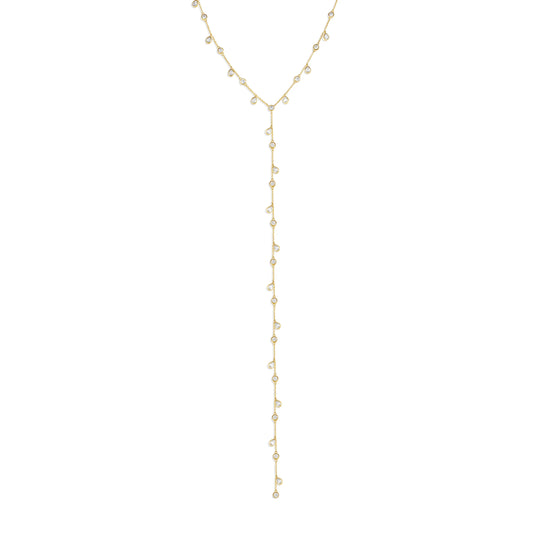 Collar de lazo con forma de diamante