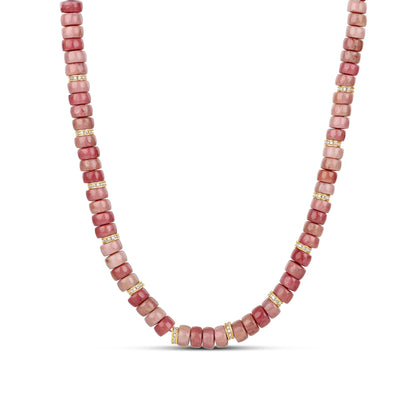Blush Rocks Pukka Necklace