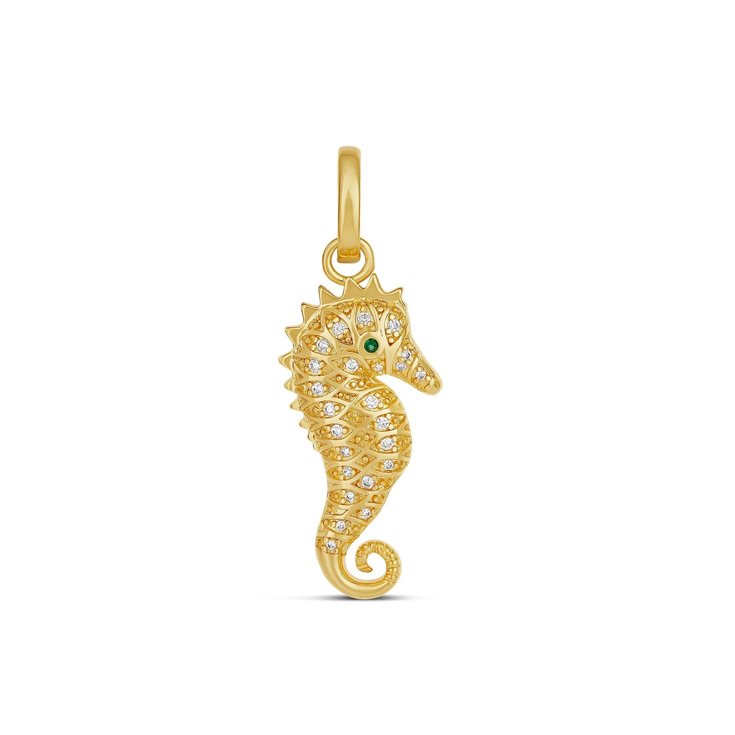 Dije de Caballito de Mar Marea Dorada