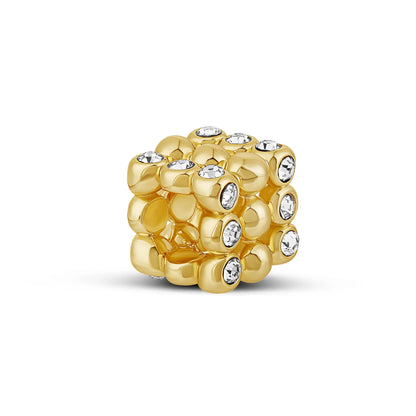Cube Beaded Spacer Charm