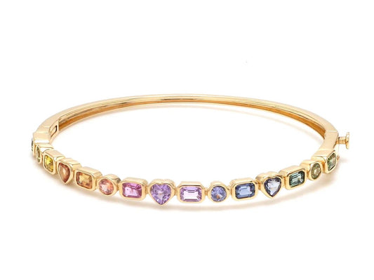 Rainbow Multi Shape Bangle