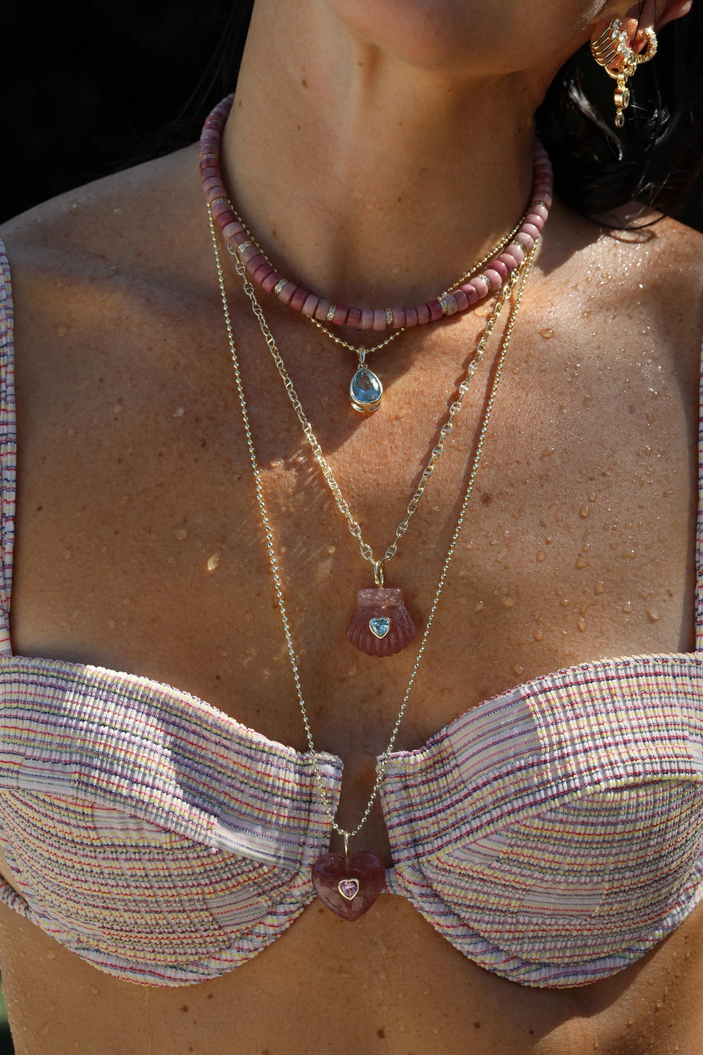 Coastal Stoned Shell Charm