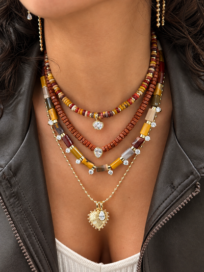 Cinnamon Spike Necklace