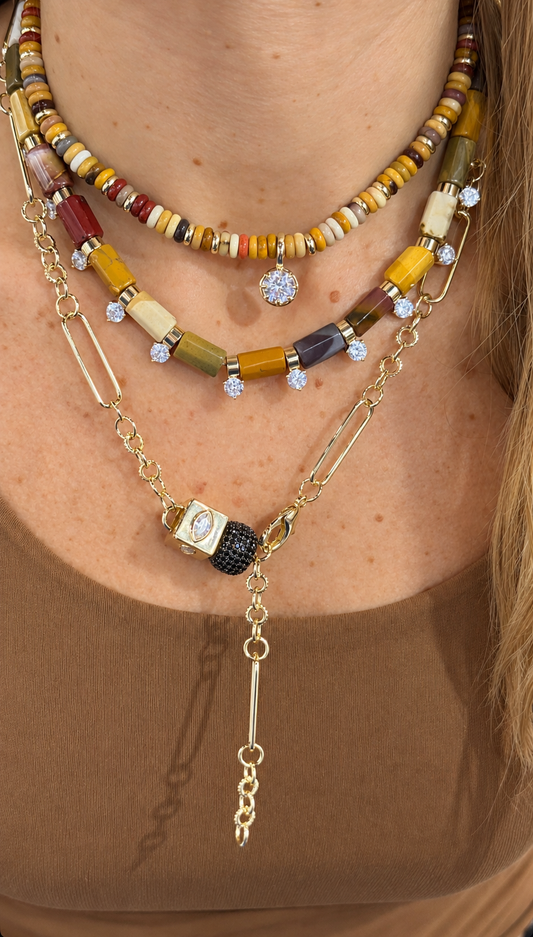 Cinnamon Spike Necklace