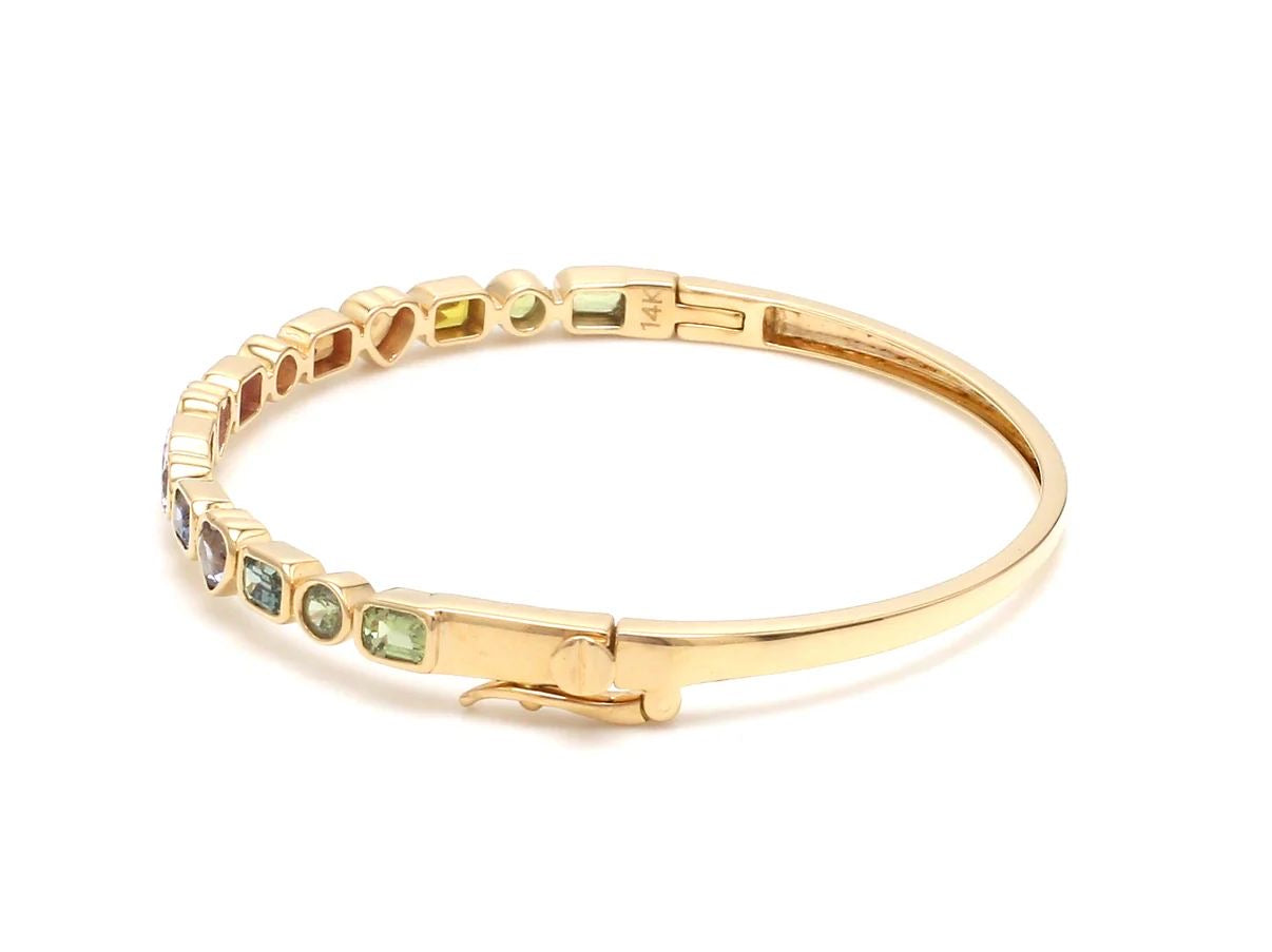 Rainbow Multi Shape Bangle