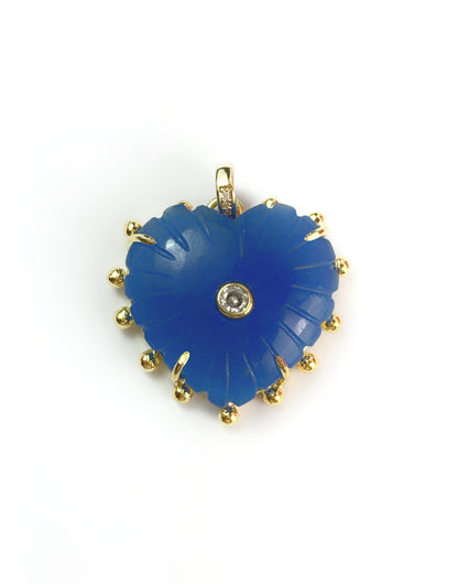 Dije de corazón con punta vintage