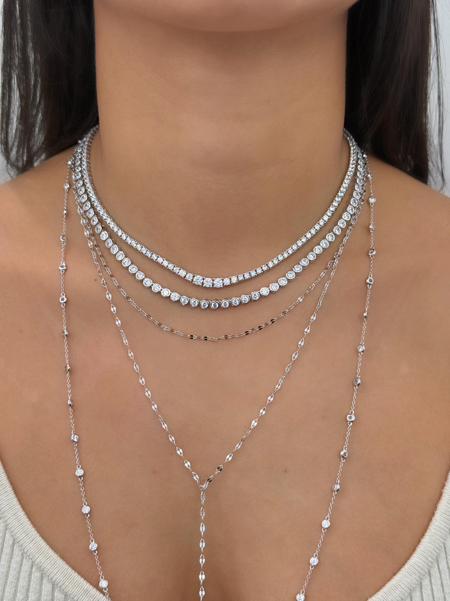 Collar de tenis graduado