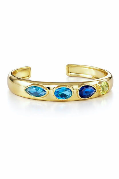 Capri Gem Cuff Bangle