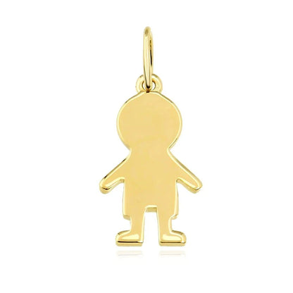 14k Gold Boy Charm