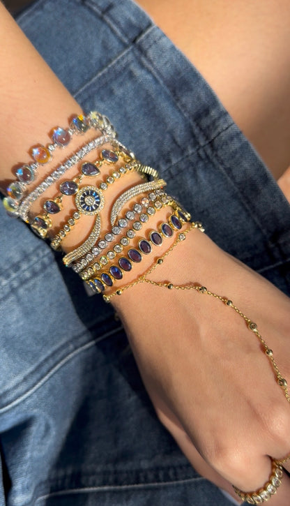 Pulsera tenis ovalada Vivianne