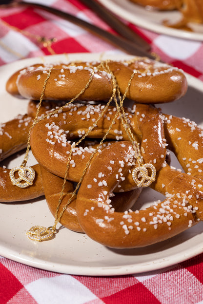 Collar de pretzel - Vermeil