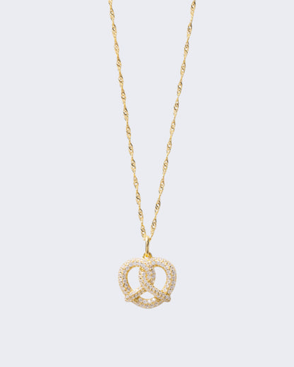 Collar de pretzel - Vermeil