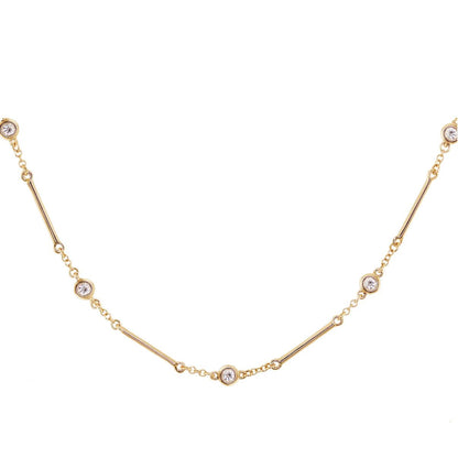 SBJ Strand & Bar Chain Necklace