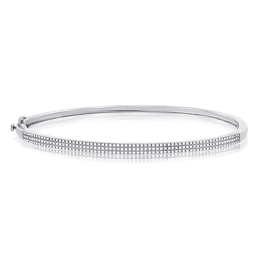 Brazalete pavé de 3 mm