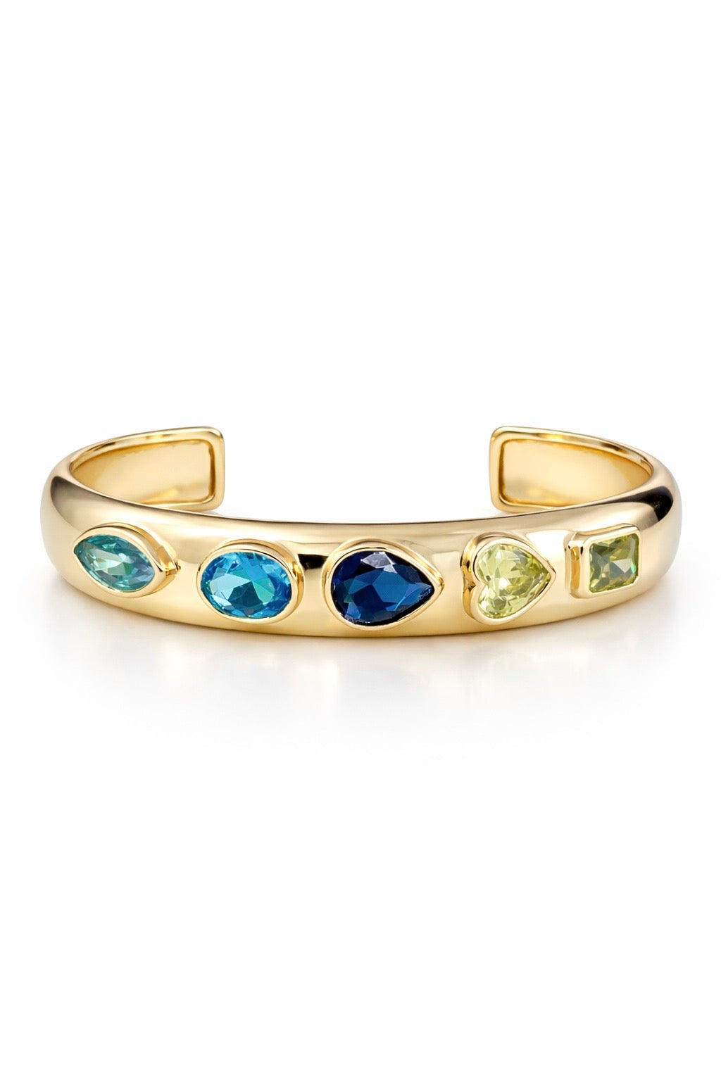 Capri Gem Cuff Bangle