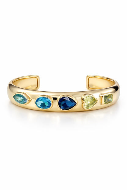 Capri Gem Cuff Bangle