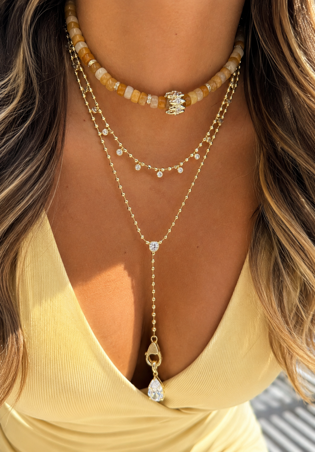 Honey On The Rocks Pukka Necklace