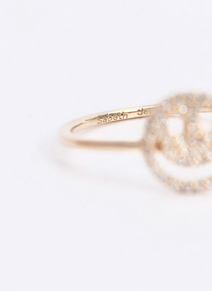 10k Solid Gold - Happy Ring