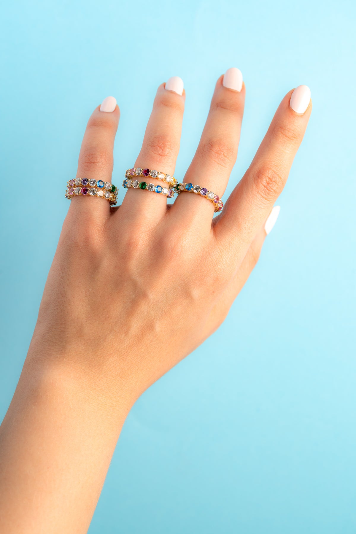Color Pop Eternity Ring