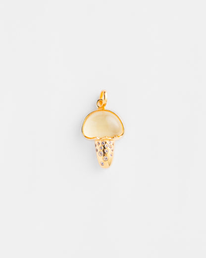 Yellow Quartz - Mini Praline Shroom