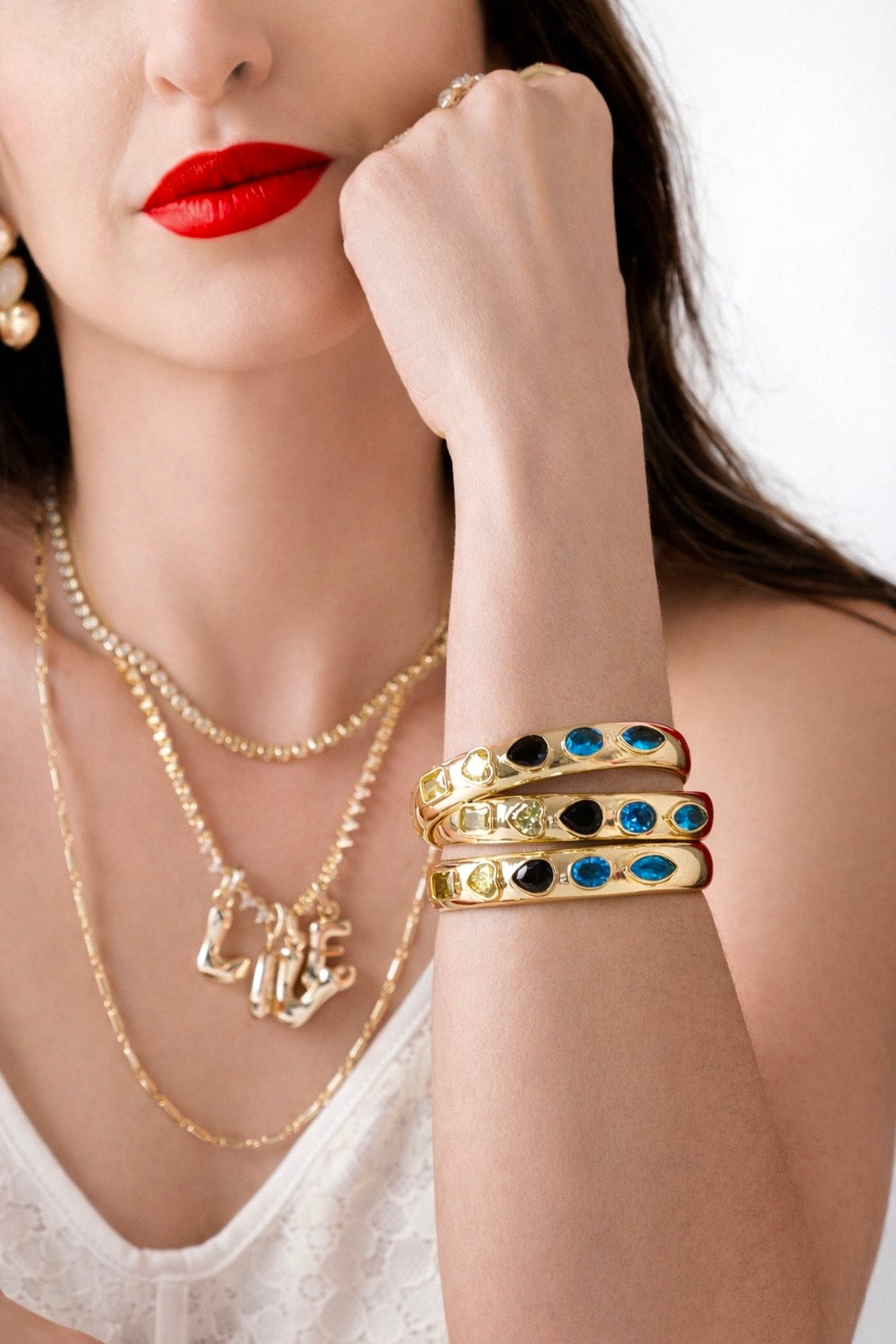 Brazalete duro Capri Gem