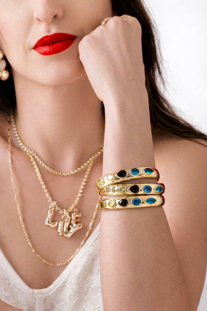 Brazalete duro Capri Gem
