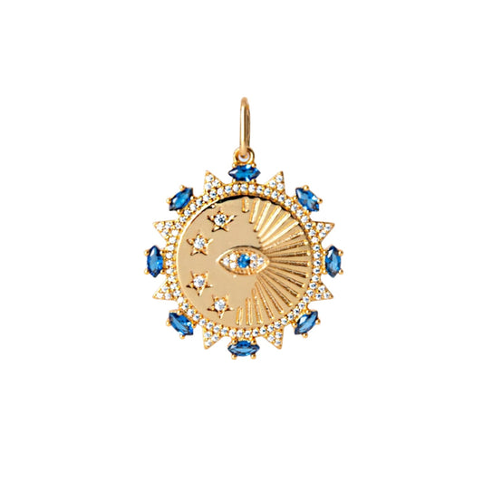 Blue Constellation Pendant Charm