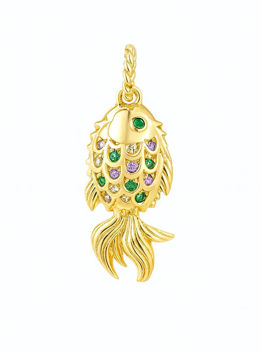 Golden Fish Charm