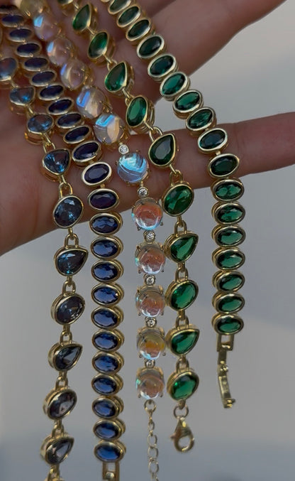 Pulsera tenis ovalada Vivianne