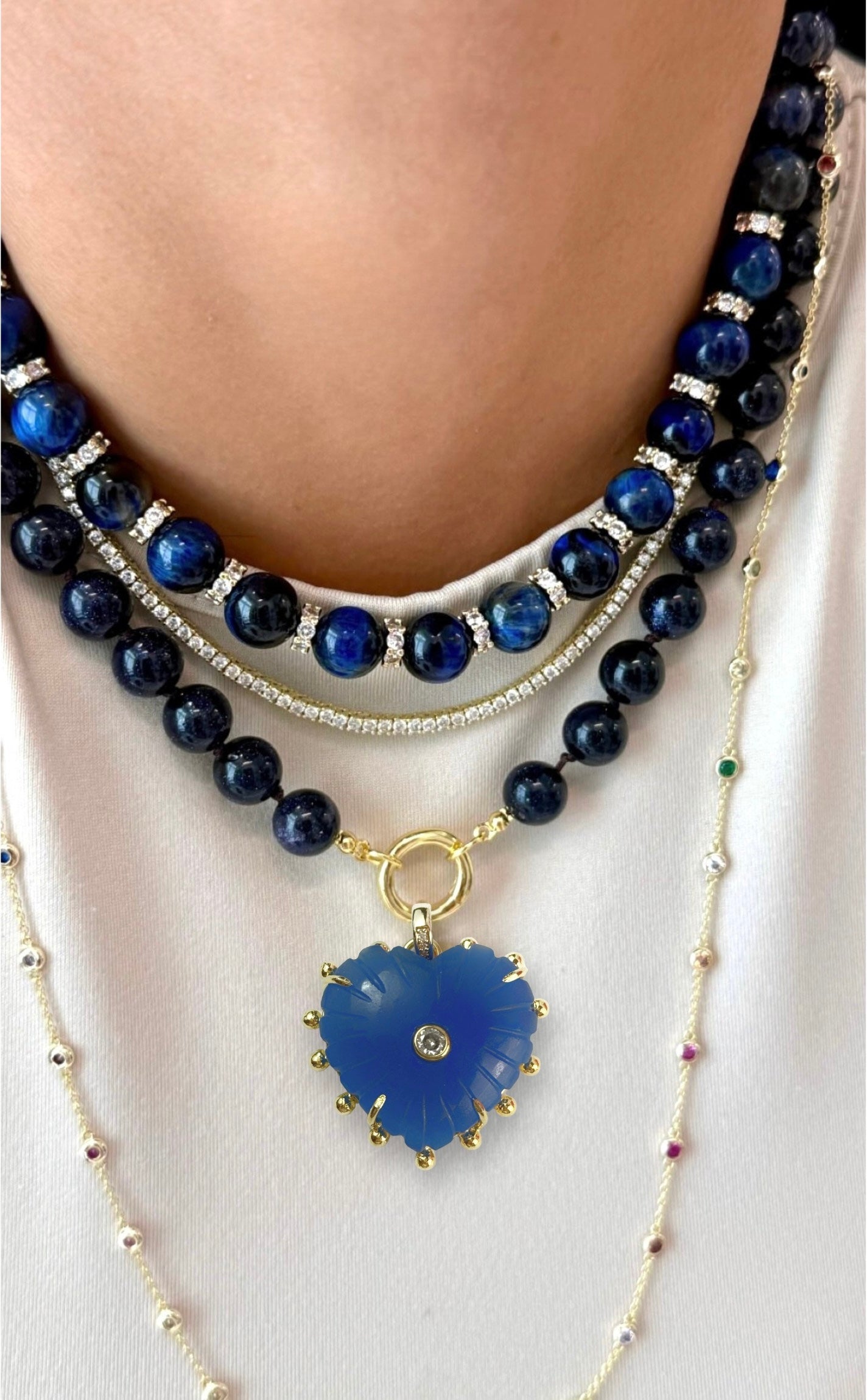 Collar con cierre de presión Galaxy Spark