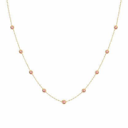 SBJ Collar de Cadena de Puntos Strand (18”)