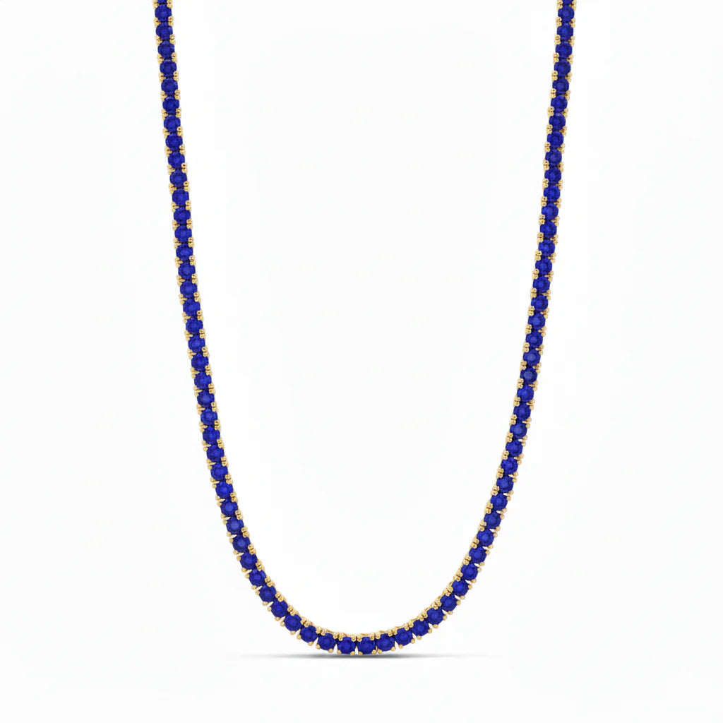 Collar Fino de Tenis de Colores