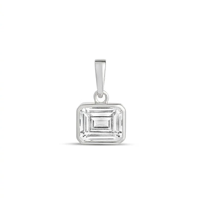 Dije con bisel de hielo como diamante