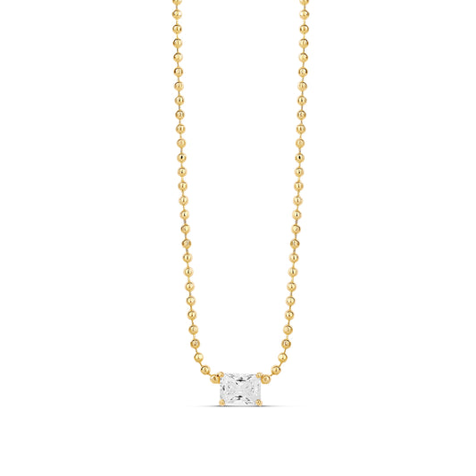 Collar de piedra y estrella maciza