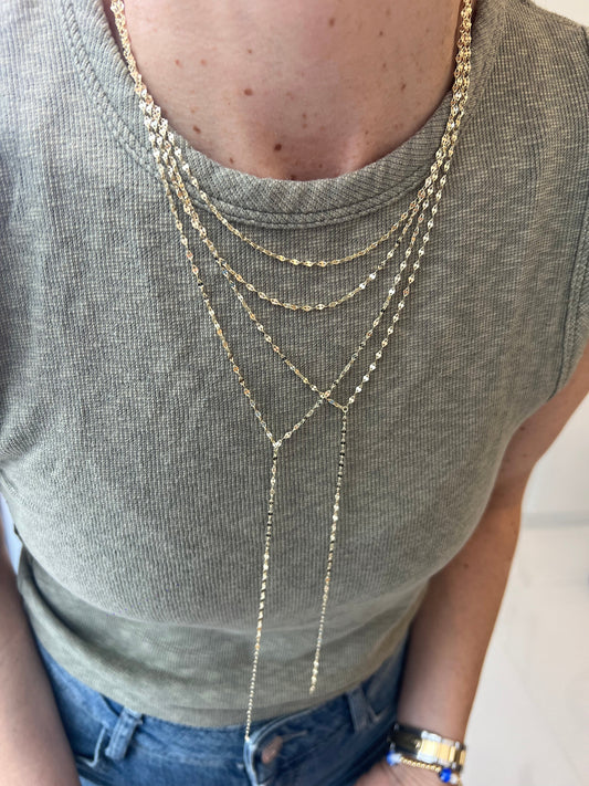Collar de lazo brillante
