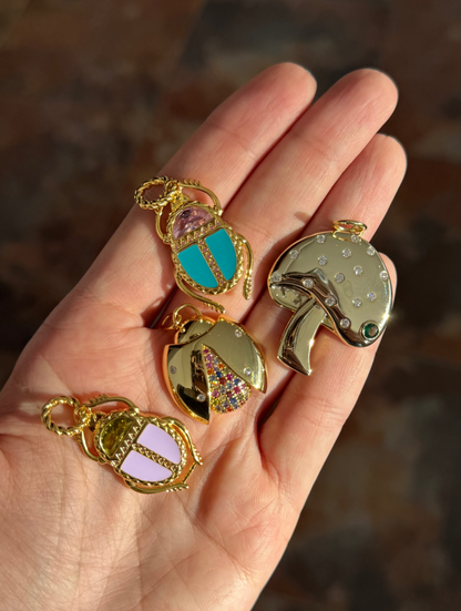 Rainbow Ladybug Charm