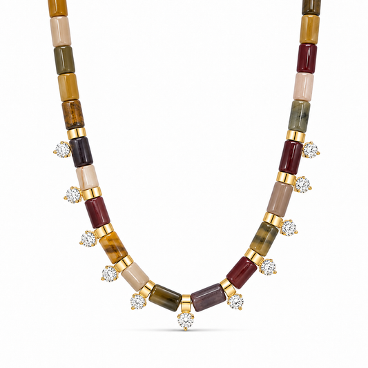 Cinnamon Spike Necklace
