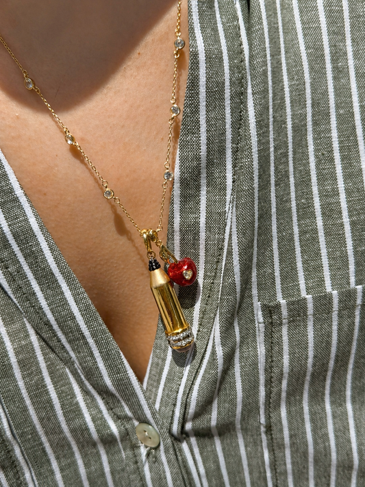 Cherry Apple Mini Charm