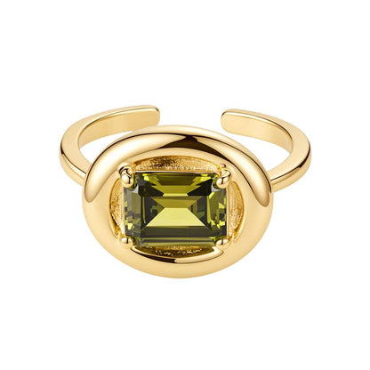 Oval Bezel Ring