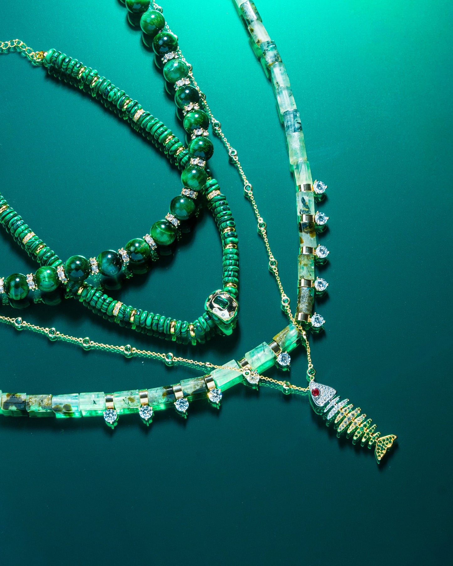 Collar de Bolas ojo de Tigre