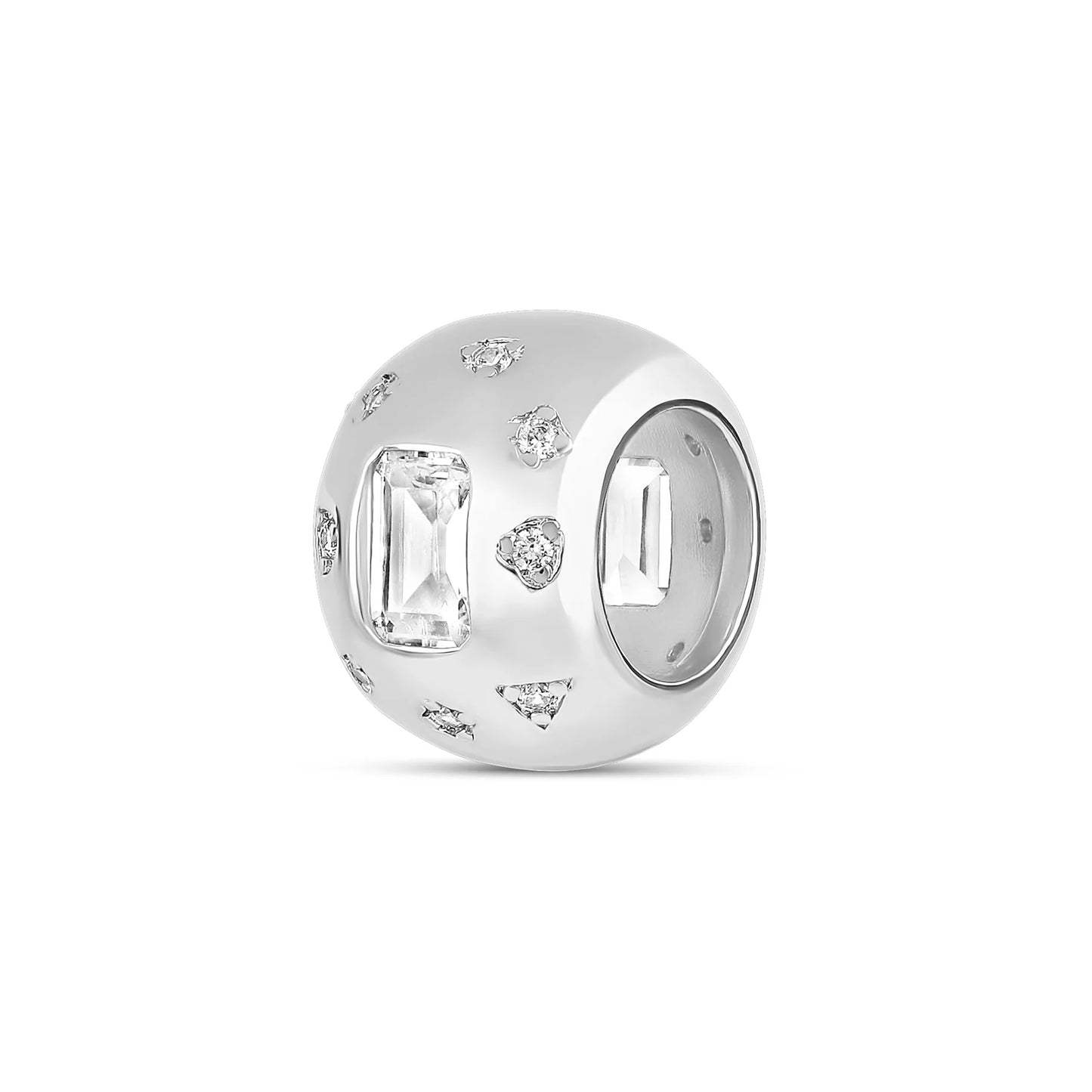 Baguette Stone Spacer Charm