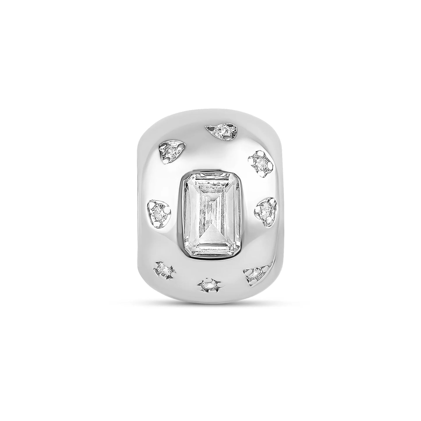 Baguette Stone Spacer Charm