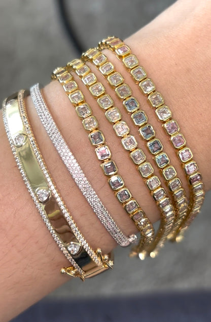 Pulsera de tenis clásica de 3 mm