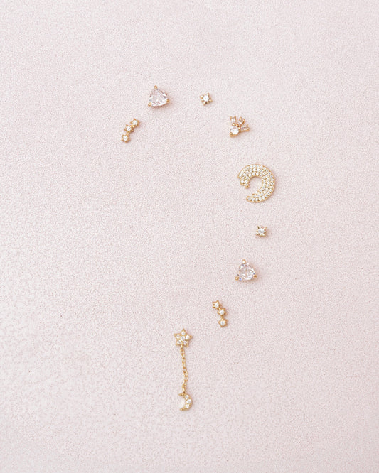Pendientes Stella - Vermeil